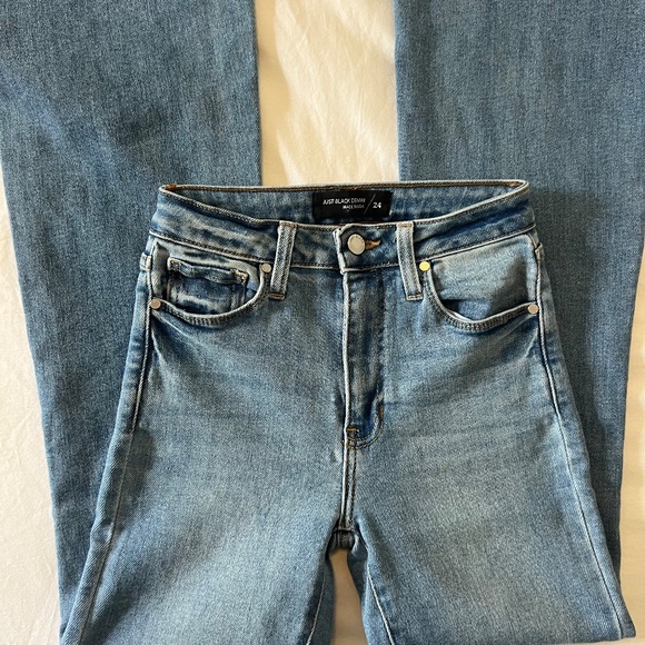 Just black denim boot cut jeans - Picture 2 of 7